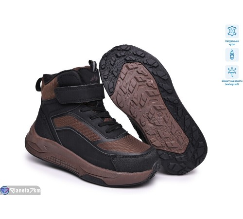 Черевики дитячі на зиму (8 пар р.33-38) коричневий  "TOMMY"