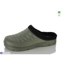 Жіночі сабо на зиму (6 пар р.38-41) хакі  "Melinda"
