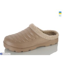 Жіночі сабо на зиму (6 пар р.38-41) коричневий  "Melinda"