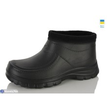Чоловічі сабо на зиму (6 пар р.40-46) чорний  "Melinda"