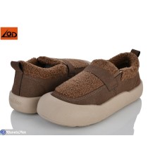 Сліпони жіночі на зиму (8 пар р.37-41) коричневий  "Dolli"