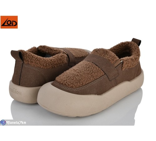 Сліпони жіночі на зиму (8 пар р.37-41) коричневий  "Dolli"