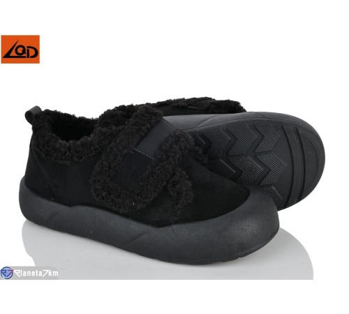 Сліпони жіночі на зиму (8 пар р.37-41) чорний  "Dolli"