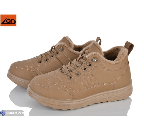Кросівки жіночі на зиму (8 пар р.37-41) бежевий  "Dolli"