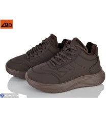 Кросівки жіночі на зиму (8 пар р.37-41) коричневий  "Dolli"