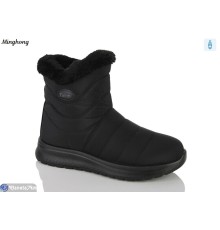 Дутики жіночі на зиму (8 пар р.37-42) чорний  "HORSE"