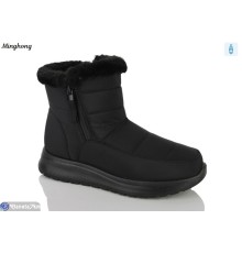 Дутики жіночі на зиму (8 пар р.37-42) чорний  "HORSE"