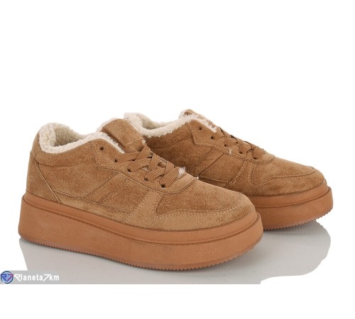 Кросівки жіночі на зиму (8 пар р.36-41) camel  "LAIFA"