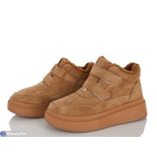 Черевики жіночі на зиму (8 пар р.36-41) camel  "LAIFA"