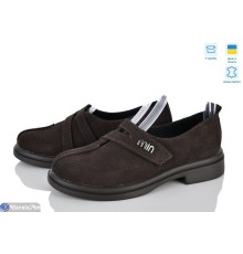 Туфлі жіночі на весну/осінь (6 пар р.37-40) коричневий  "Linda"