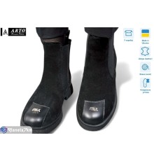 Черевики жіночі на зиму (8 пар р.36-41) чорний  "ARTO"