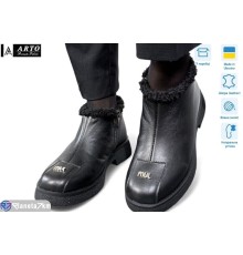 Черевики жіночі на зиму (8 пар р.36-41) чорний  "ARTO"