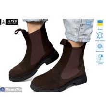 Черевики жіночі на зиму (8 пар р.36-41) коричневий  "ARTO"