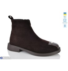 Черевики жіночі на весну/осінь (6 пар р.37-41) коричневий  "LIKA"