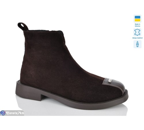 Черевики жіночі на весну/осінь (6 пар р.37-41) коричневий  "LIKA"