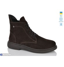 Черевики жіночі на зиму (6 пар р.37-41) коричневий  "LIKA"
