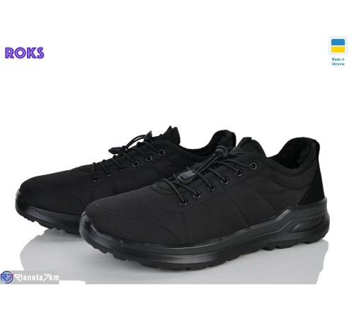 Кросівки чоловічі на зиму (6 пар р.41-45) чорний  "Roks"