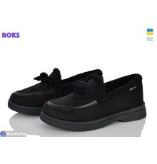 Туфлі жіночі на зиму (6 пар р.36-40) чорний  "Roks"