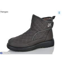 Черевики жіночі на зиму (8 пар р.37-42) сірий  "LEFRAT"