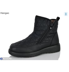 Черевики жіночі на зиму (8 пар р.37-42) чорний  "LEFRAT"