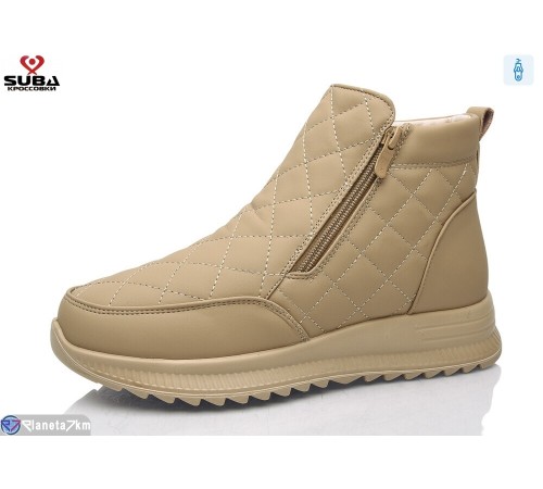 Черевики жіночі на зиму (8 пар р.37-42) коричневий  "SUBA"