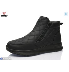 Черевики жіночі на зиму (6 пар р.40-42) чорний  "SUBA"