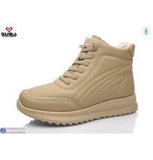 Черевики жіночі на зиму (8 пар р.37-42) коричневий  "SUBA"