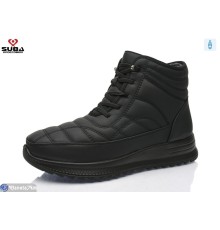 Черевики жіночі на зиму (8 пар р.37-42) чорний  "SUBA"