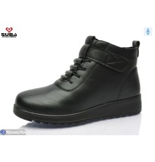 Черевики жіночі на зиму (8 пар р.37-42) чорний  "SUBA"