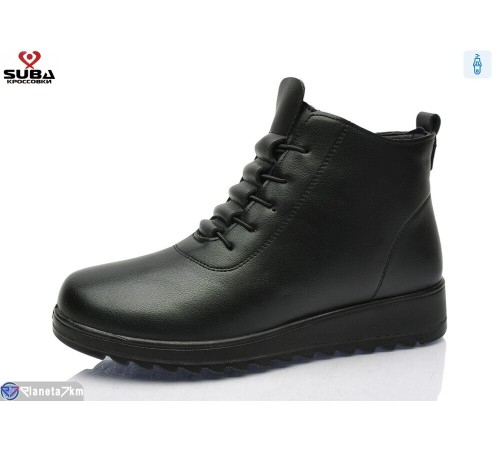 Черевики жіночі на зиму (8 пар р.37-42) чорний  "SUBA"