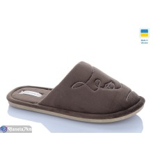 Тапки жіночі на зиму (8 пар р.36-41) коричневий  "MURMUR"