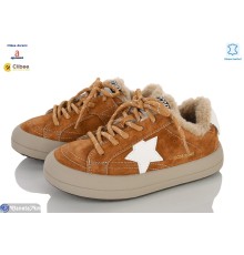 Дитячі кросівки на зиму (7 пар р.31-37) коричневий  "BELIES-D"