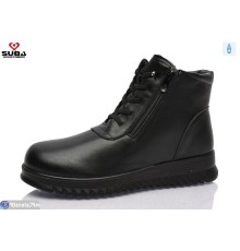 Черевики жіночі на зиму (6 пар р.40-42) чорний  "SUBA"