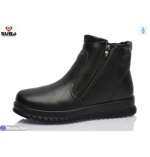 Черевики жіночі на зиму (6 пар р.40-42) чорний  "SUBA"
