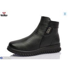 Черевики жіночі на зиму (8 пар р.37-41) чорний  "SUBA"