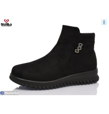 Черевики жіночі на зиму (8 пар р.37-41) чорний  "SUBA"