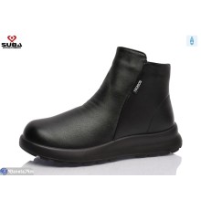 Черевики жіночі на зиму (8 пар р.37-41) чорний  "SUBA"