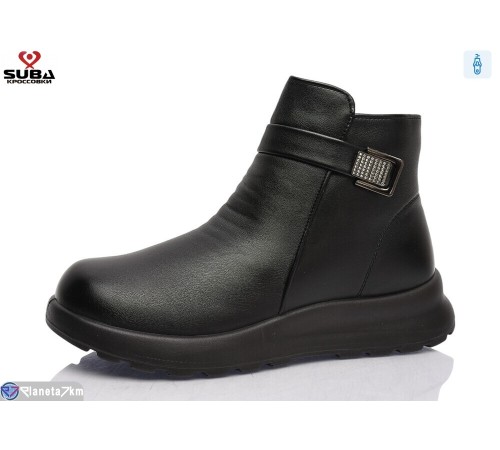 Черевики жіночі на зиму (8 пар р.37-41) чорний  "SUBA"