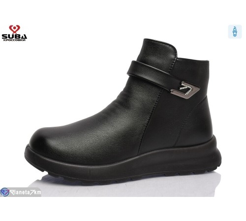 Черевики жіночі на зиму (8 пар р.37-41) чорний  "SUBA"