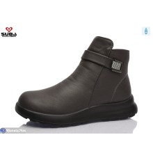 Черевики жіночі на зиму (8 пар р.37-41) сірий  "SUBA"