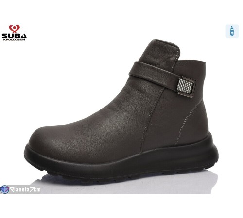 Черевики жіночі на зиму (8 пар р.37-41) сірий  "SUBA"