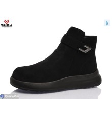 Черевики жіночі на зиму (8 пар р.37-41) чорний  "SUBA"