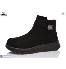 Черевики жіночі на зиму (8 пар р.37-41) чорний  "SUBA"