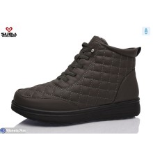 Черевики жіночі на зиму (8 пар р.37-42) сірий  "SUBA"