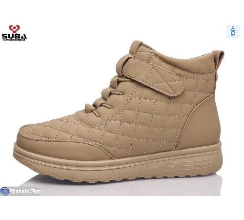 Черевики жіночі на зиму (8 пар р.37-42) коричневий  "SUBA"