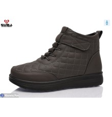 Черевики жіночі на зиму (8 пар р.37-42) сірий  "SUBA"