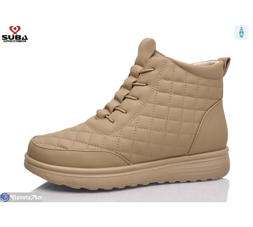 Черевики жіночі на зиму (8 пар р.37-42) коричневий  "SUBA"