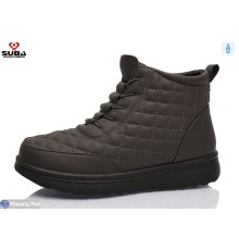 Черевики жіночі на зиму (8 пар р.37-42) сірий  "SUBA"