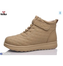 Черевики жіночі на зиму (8 пар р.37-42) коричневий  "SUBA"
