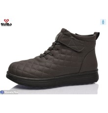 Черевики жіночі на зиму (8 пар р.37-42) сірий  "SUBA"